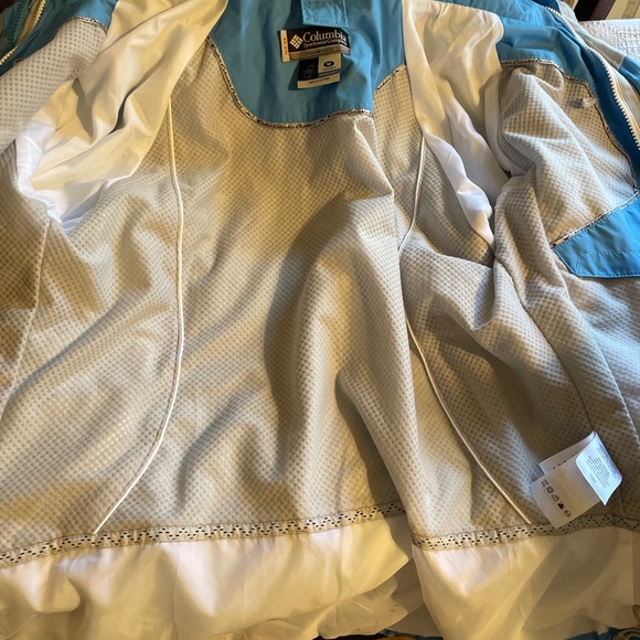 Columbia Interchange Snow Parka Women’s Size Medium Blue White Full Zip Two Pc - Picture 5 of 12